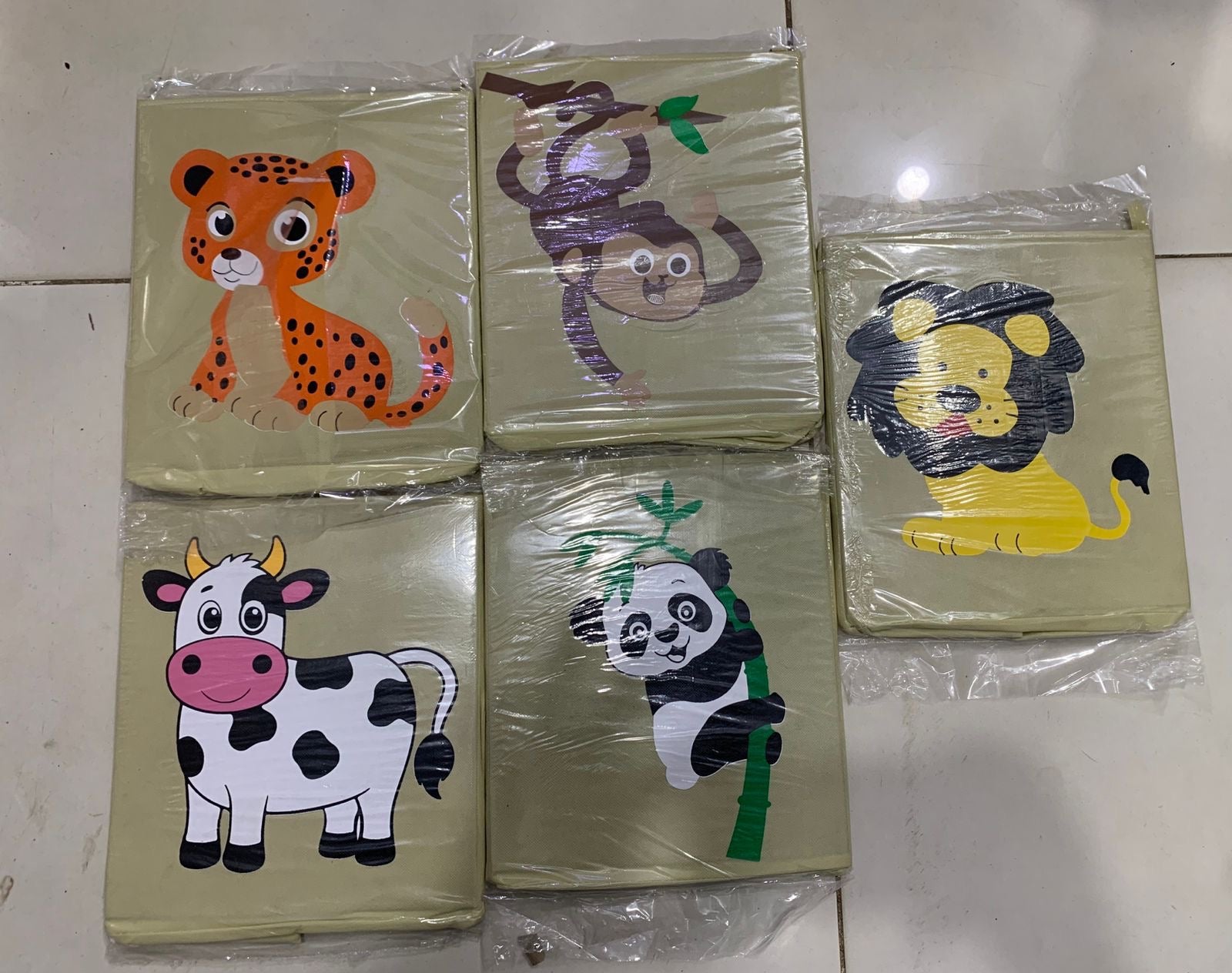 Foldable Toy Storage Basket, Cute Animal Character Cube Box, Children Clothes Toys Book Storage Organizer, Animal Cartoon Design Toys Storage Box Foldable Toy Storage Basket, Cute Animal Character Cube Box, Children Clothes Toys Book Storage Organizer, Animal Cartoon Design Toys Storage Box